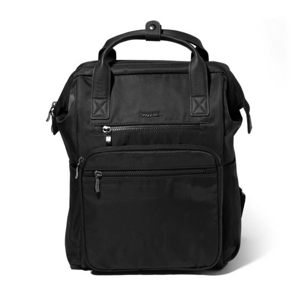 New Baggallini Chelsea RFID Laptop Backpack Black
